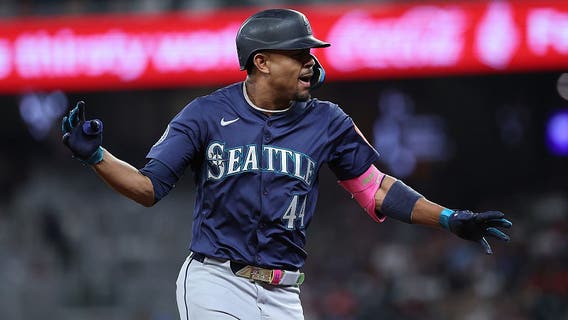 Rodríguez hits 2 homers, Raleigh gets his 52nd, and Seattle Mariners down Braves 10-2