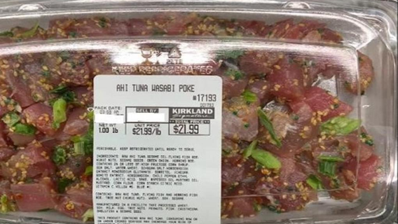 Over 3,000 pounds of Costco poke recalled over possible listeria contamination