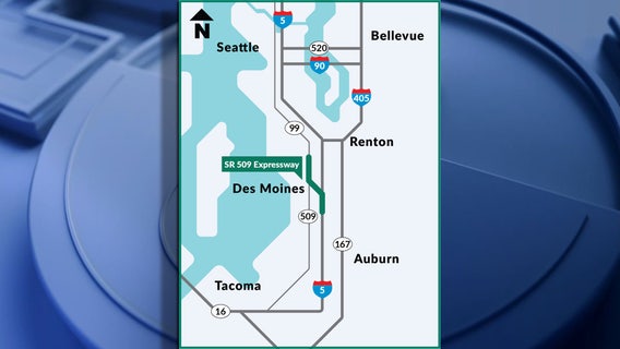 Tolls now in effect for WA's SR-509 Expressway. Here's what to know