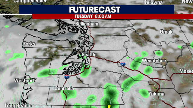 Seattle weather: Cooler with more clouds this week