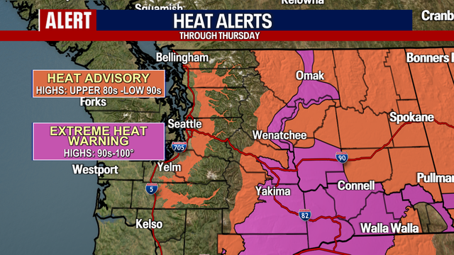 Seattle weather: Warm and hazy Wednesday, high fire danger for mountains