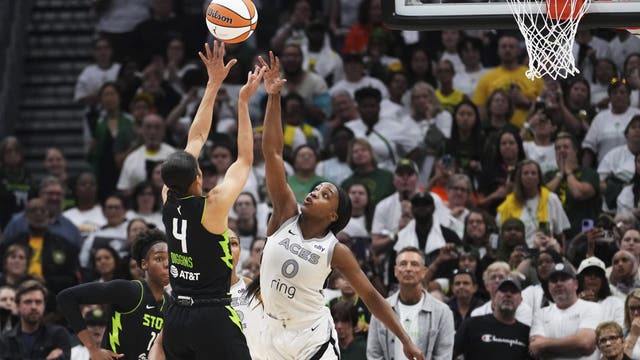 Seattle Storm force deciding Game 3 with 86-83 victory over Aces after closing on 16-4 run