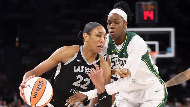 Seattle Storm lose 102-77 to Aces in Game 1 of WNBA playoffs