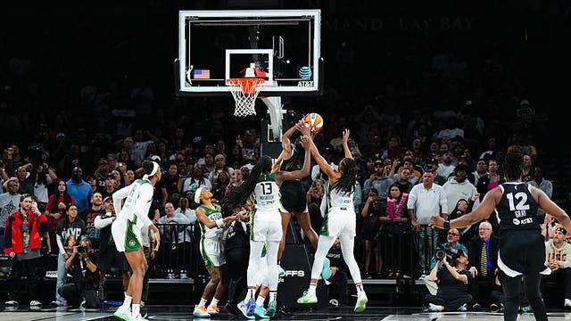 Last-second chance misses mark as Aces eliminate Seattle Storm from WNBA playoffs in 74-73 loss