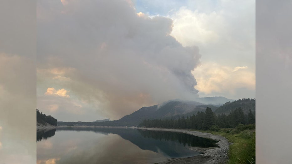 The Crown Creek Fire, burning a mile southeast of Marble, is burning 3,193 acres and remains 0% contained. The fire was first reported on August 29, and officials say it was caused by a lightning strike.