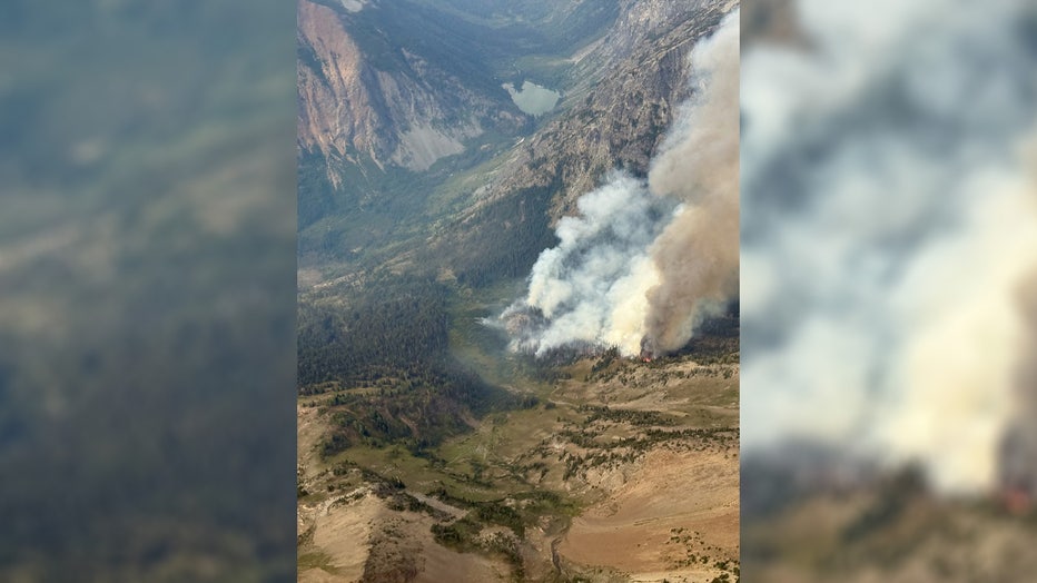 The Martin Fire, burning north of the Pomas Fire in Chelan County, sparked on August 27 because of a lightning strike. Officials say the fire is burning 122 acres of mostly timber and brush and is 5% contained. Holden Village and Rio Tinto Mine facilities are at Level 2 