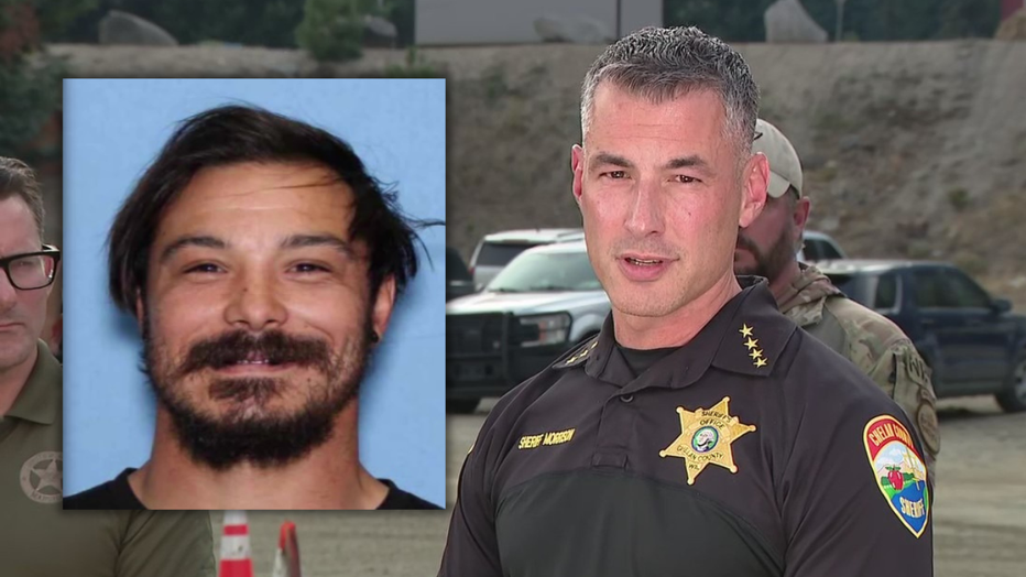 Chelan County Sheriff Mike Morrison and Travis Decker press conference