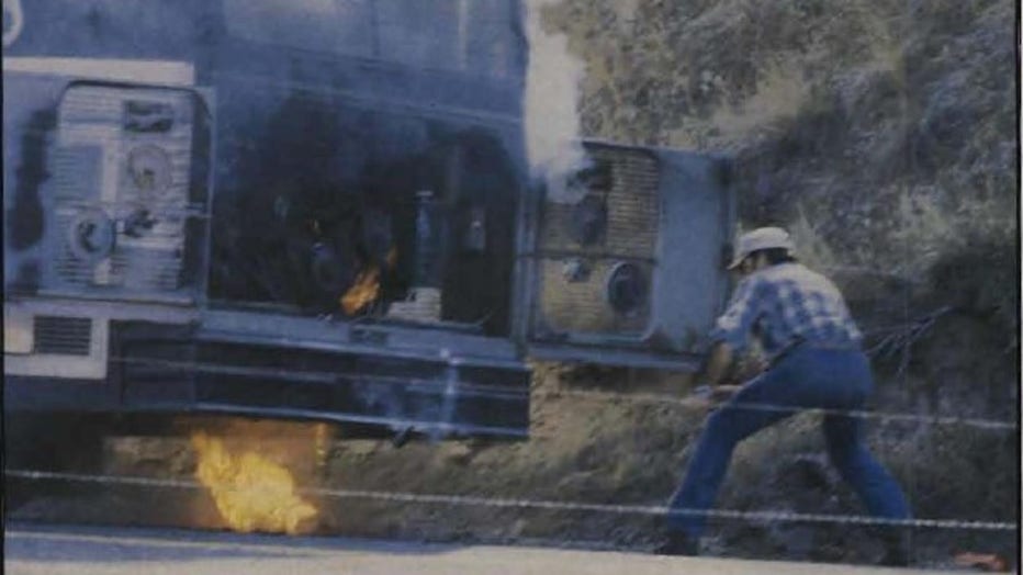 palouse burning bus from 1982