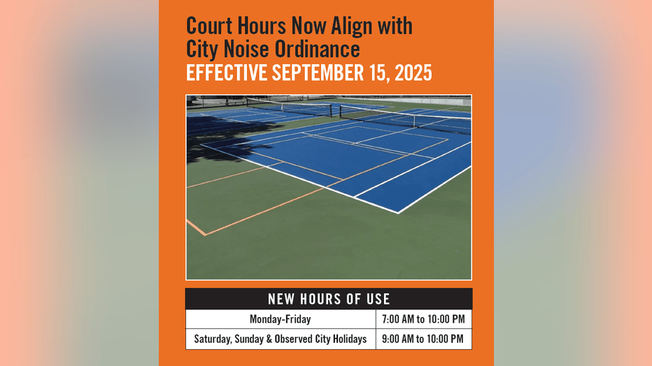 New Seattle pickleball court hours