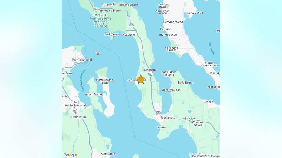 Whidbey island 2.9 magnitude earthquake