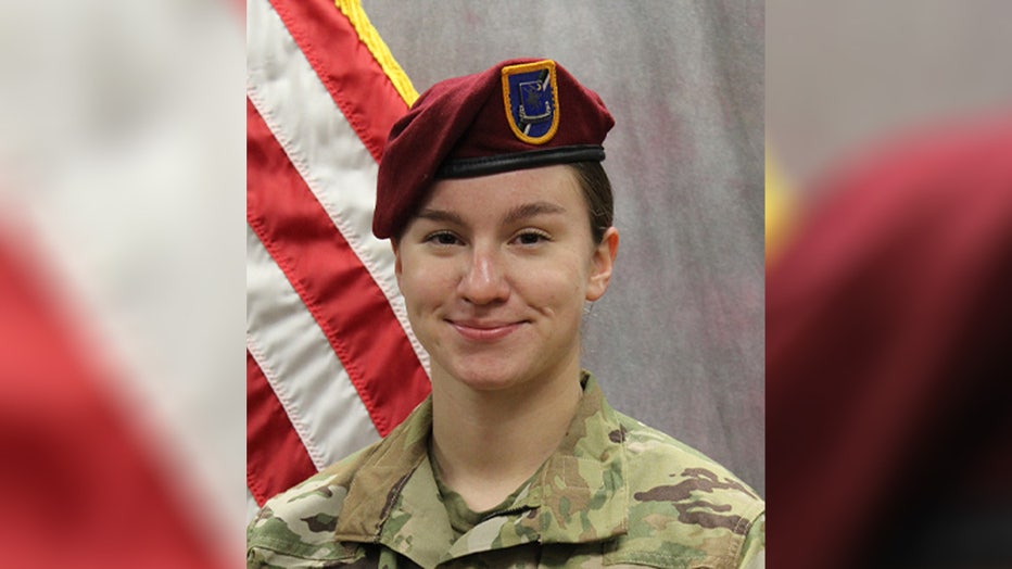 Sergeant Jadalyn Good, 23, enlisted in the U.S. Army in 2021 as a UH-60 Helicopter Repairer, 15T. After being selected to serve in the 160th SOAR, she was assigned to C Company where she served as a Helicopter Maintainer. In 2023, she served as a Crew Chief after graduating from the MH-60 Non-Rated Crewmember Course. While serving in C Company, she achieved Basic-Mission-Qualified status and accumulated more than 730 flight hours. The U.S. Army Special Operations Command wrote that Good was instrumental in the success of numerous CONUS and OCONUS training missions and a crisis response contingency operation.