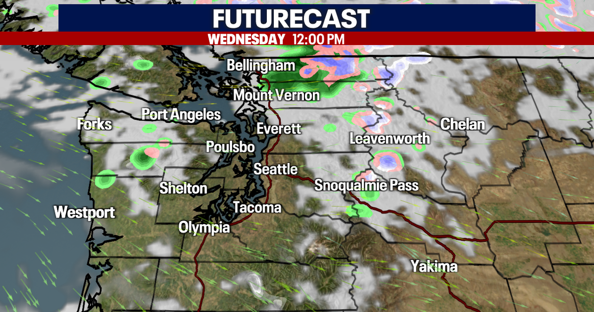 Few AM showers and breezy, afternoon sun Wednesday | FOX 13 Seattle