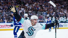 Josh Mahura scores first goal with Seattle Kraken in OT in a 4-3 win over Maple Leafs