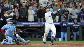 Eugenio Suárez grand slam carries Seattle Mariners to 6-2 win in Game 5 of ALCS