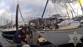 Death investigation underway after body found at Kingston, WA Marina