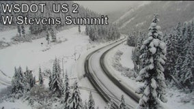 Here's what driving conditions look like on WA's mountain passes
