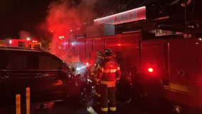 Police: Fire truck struck by DUI driver in Puyallup, WA