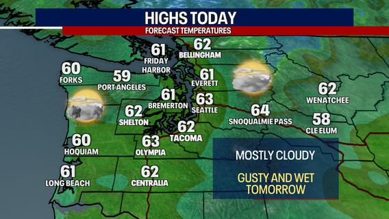 Seattle weather: One-two storm punch Friday, Saturday