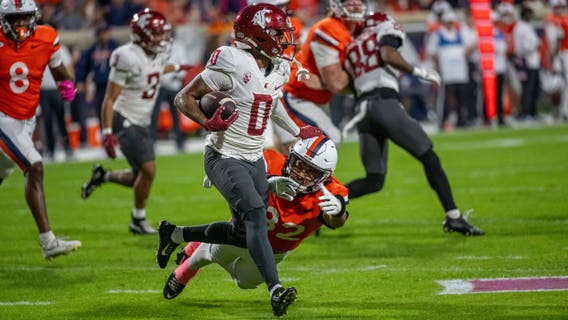 Washington State blows 10-point lead to Virginia, loses 22-20 on late safety