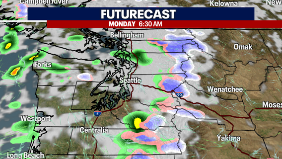 Seattle Weather: On and Off Showers Throughout the Week