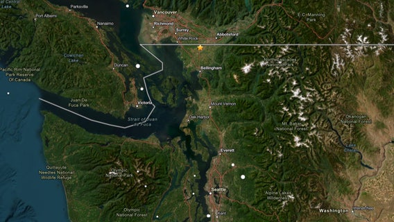 2.5-magnitude earthquake strikes near Lynden, WA