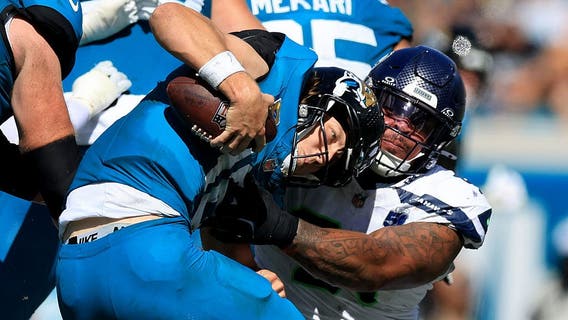Seattle Seahawks rediscover their pass rush as they remain unbeaten on the road