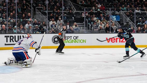 Jordan Eberle scores twice as Seattle Kraken beat Oilers 3-2