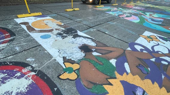 Black Lives Matter mural vandalized in Seattle's Capitol Hill neighborhood