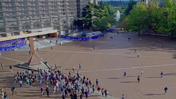 Video shows mob of UW students chase man after Nazi salute