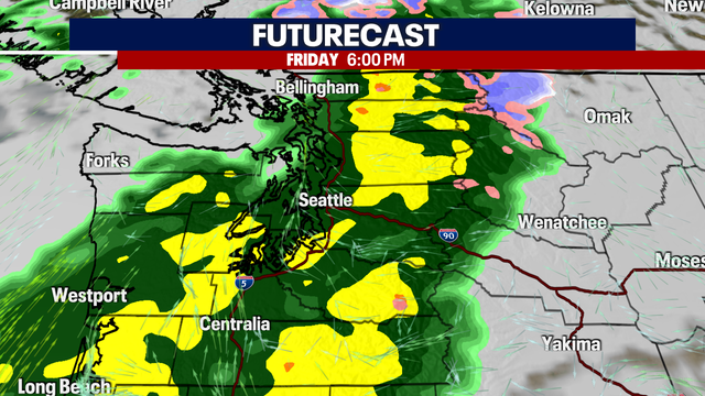 Seattle weather: A stormy Halloween night as atmospheric river arrives