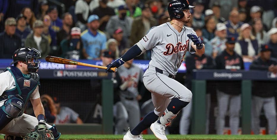 Zach McKinstry RBI single in 11th sinks Seattle Mariners in 3-2 loss to Tigers in Game 1 of ALDS