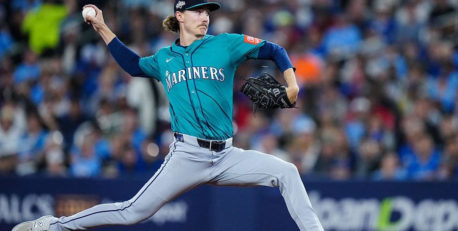 Bryce Miller, Jorge Polanco lead Seattle Mariners to 3-1 win over Blue Jays in Game 1 of ALCS