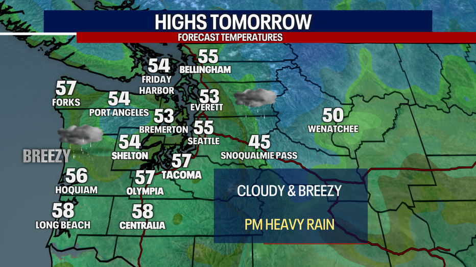 Tomorrow's Highs