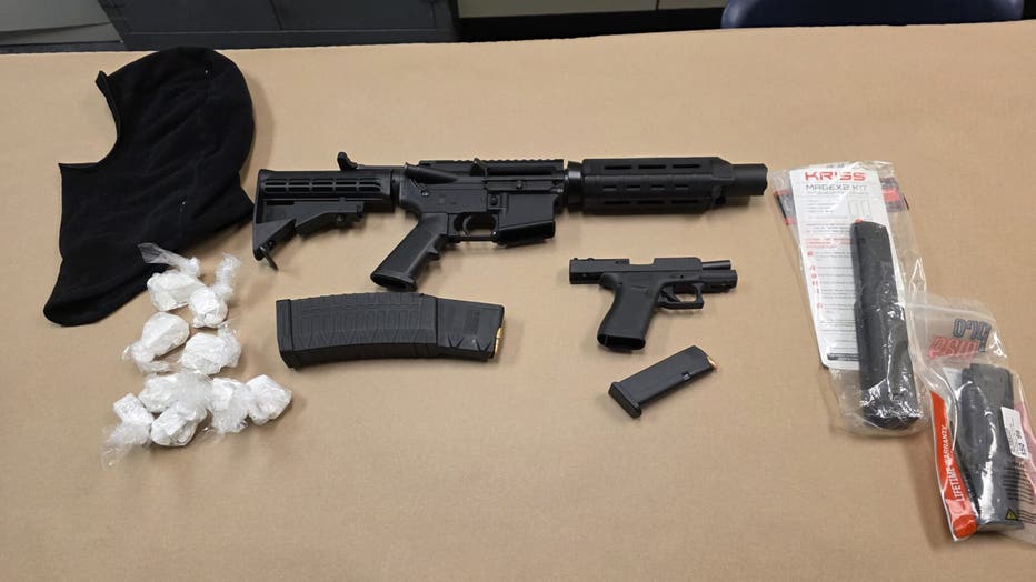 Evidence recovered from jewelry heist suspect arrest