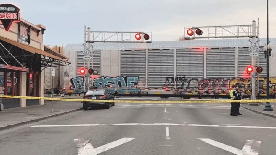 train vs pedestrian crash photo