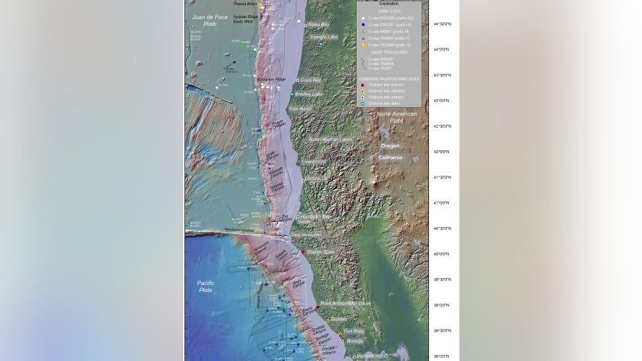 West Coast cities affected by "The Big One" earthquake