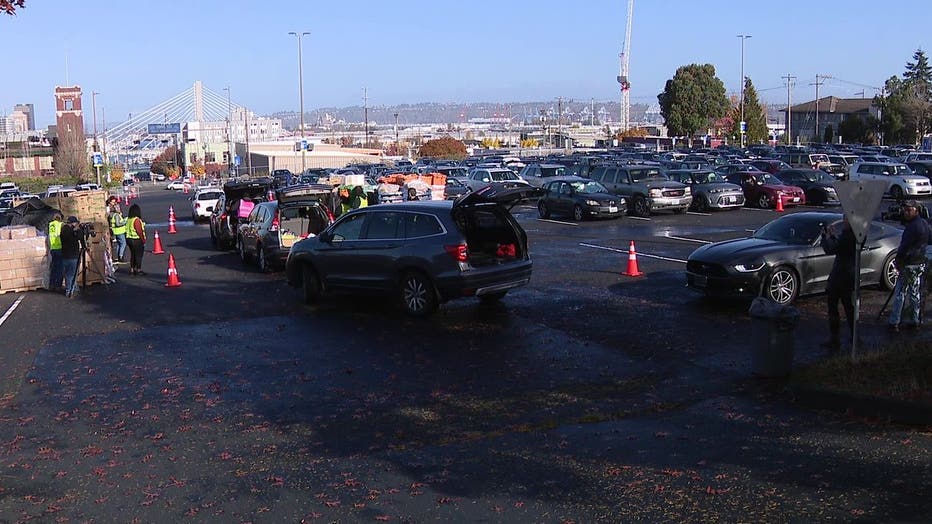 Making A Difference Foundation emergency food distribution event