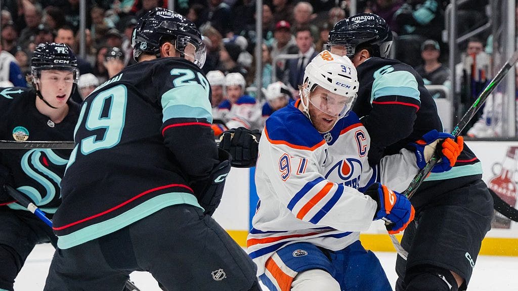 Connor McDavid, Leon Draisaitl lead Oilers 4-0 romp over Seattle Kraken
