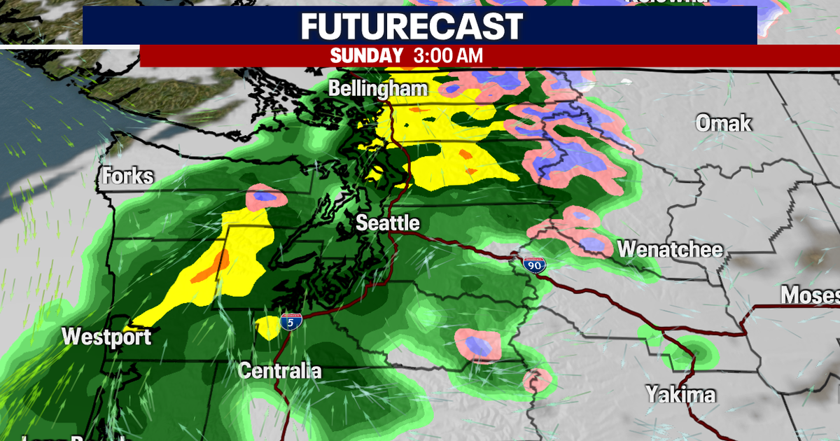 Chance of Showers by Early Sunday | FOX 13 Seattle