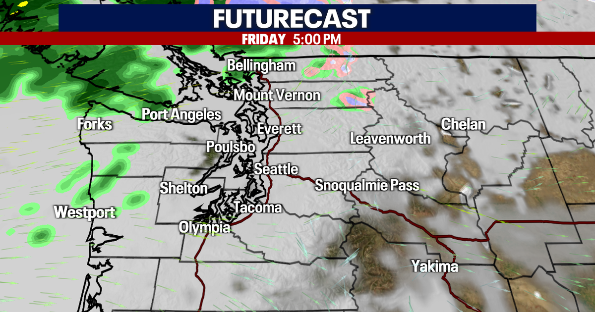 Mostly cloudy and dry Friday, showers north | FOX 13 Seattle