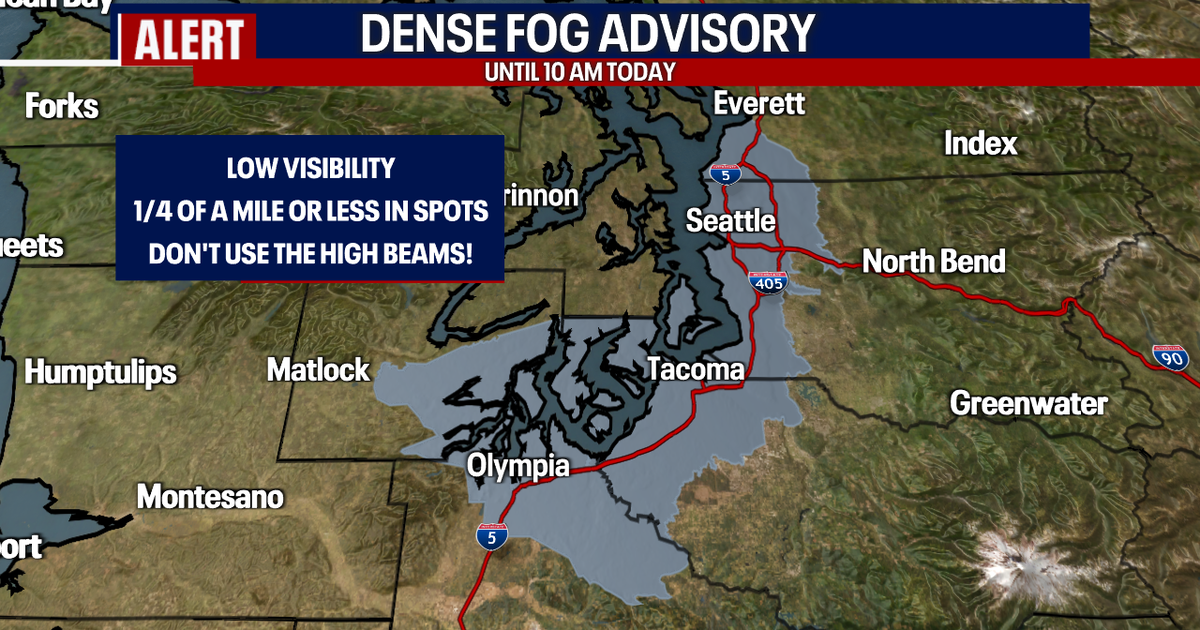 Morning fog with damp weather later in Seattle | FOX 13 Seattle