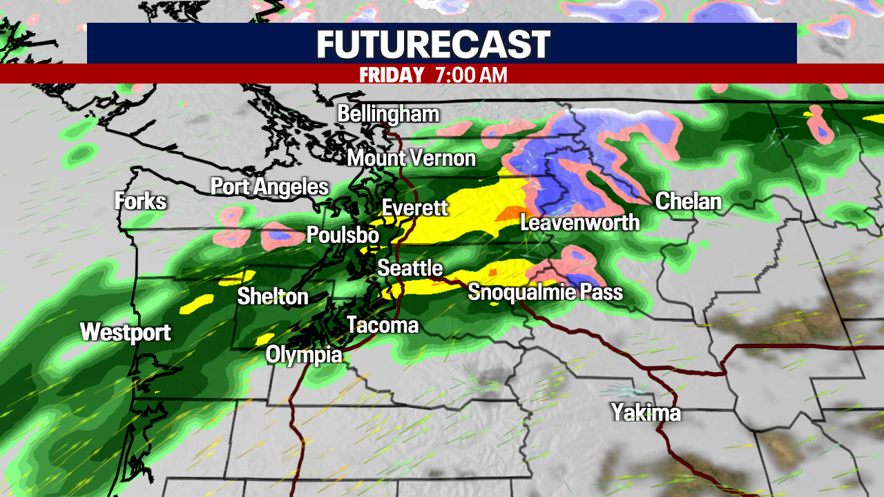 Seattle weather: A typical November pattern of rain, clouds into the weekend