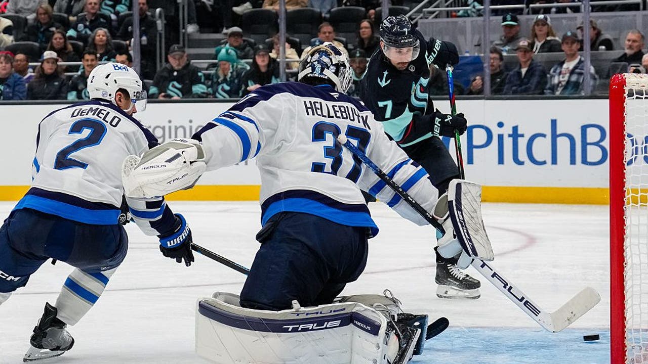 Jordan Eberle scores twice as Seattle Kraken beat Jets 5-3