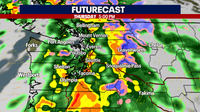 Seattle weather: Wet, gusty winds and chance of storms Thursday