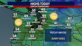 Seattle weather: Sunshine returns for Black Friday