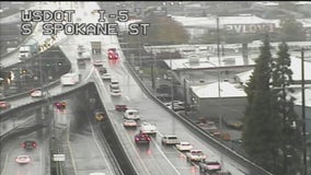 Heavy rain slams Seattle, causing urban flooding