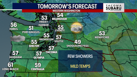 Seattle weather: A few showers Wednesday, mainly north
