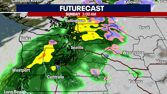 Seattle Weather: Chance of Showers by Early Sunday