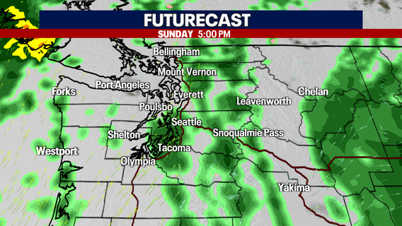 Seattle Weather: Scattered showers and clouds Sunday