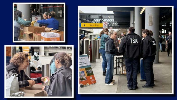 Seattle airport hosts food drives for federal workers